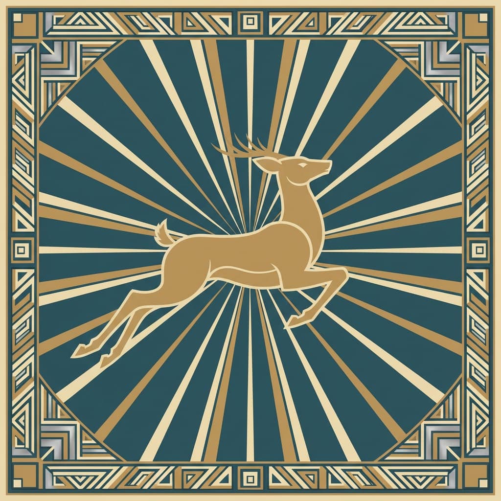 Leaping Stag