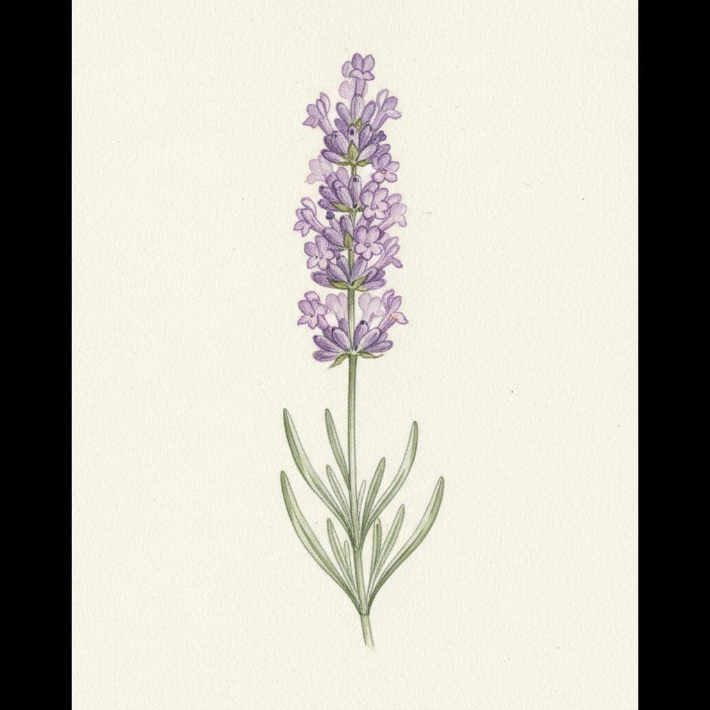 Botanical Watercolor sample