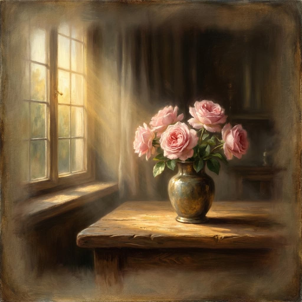 Roses at Window