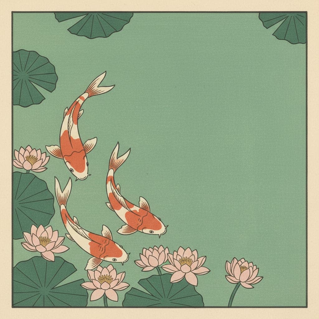Koi & Lilies